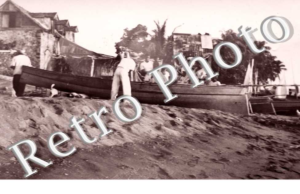 retour de Peche Aux Abymes  Retour de pêche  28 mars 1940