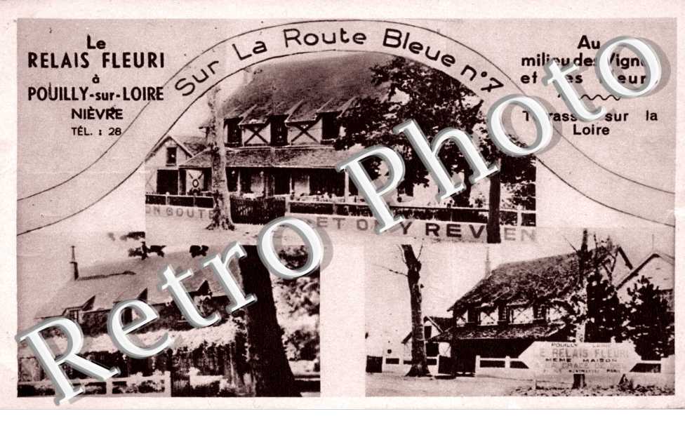 le relais fleuri  Sur la route Bleue n° 7