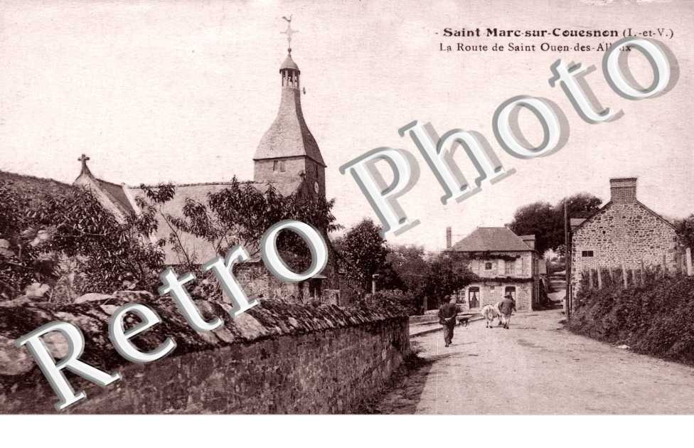 la route de Saint Ouen les Alleux