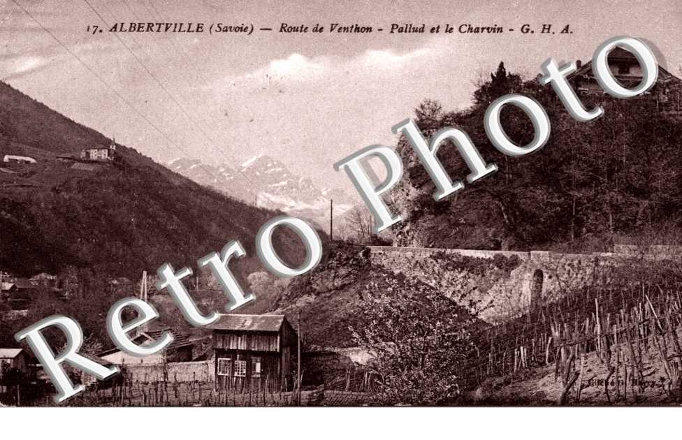 Route de Venthon, Pallud et le Charvin
