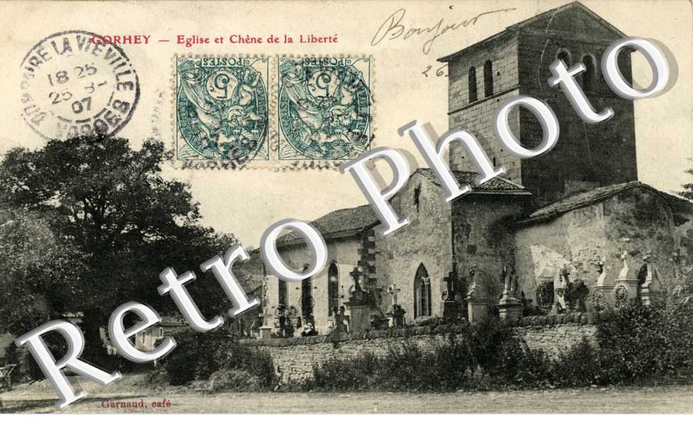 Eglise et Chene de la Liberte