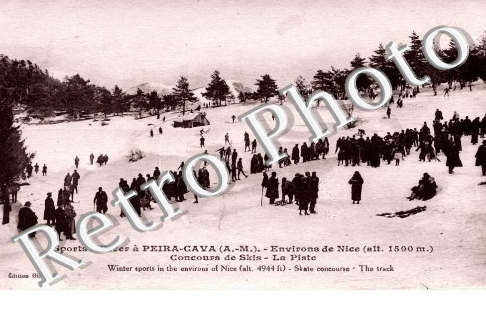Sports d'Hiver, Concours de Skis, la Piste