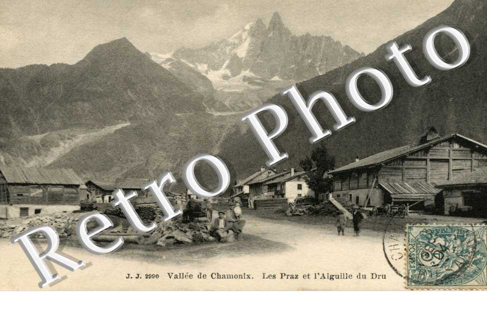 les Praz et l'aiguille du Dru