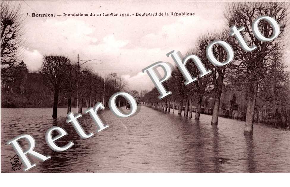 Inondation - Bd de la Republique - boulevard Clemenceau