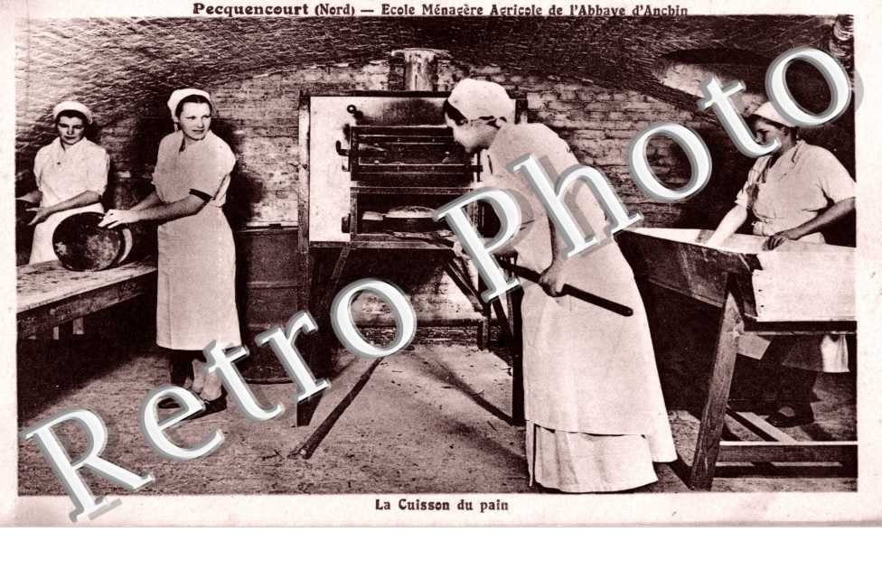 ecole menagere agricole de l'Abbaye d'Anchin La cuisson du pain
