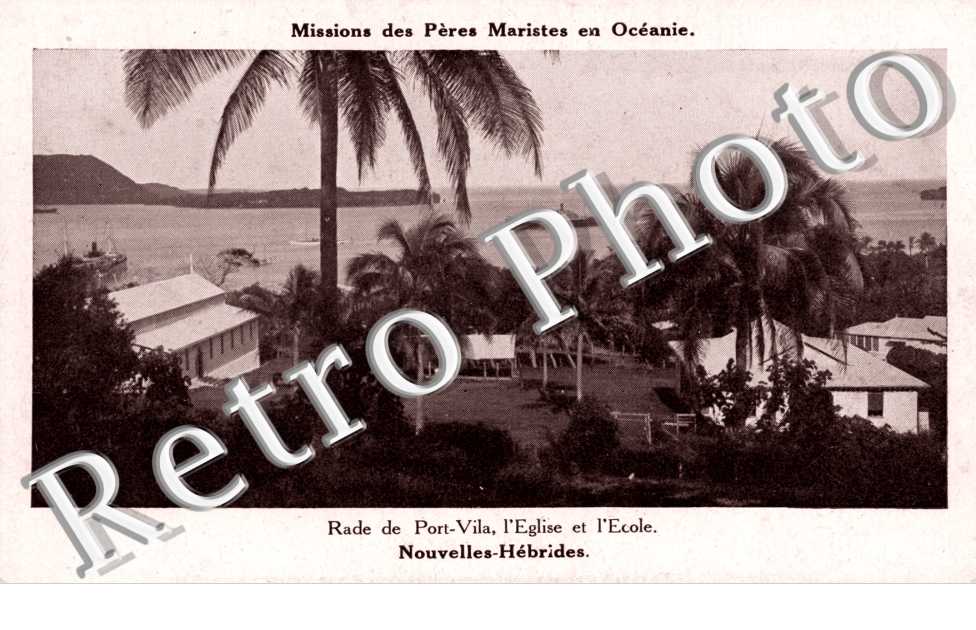 Rade de Port Vila, Eglise et Ecole