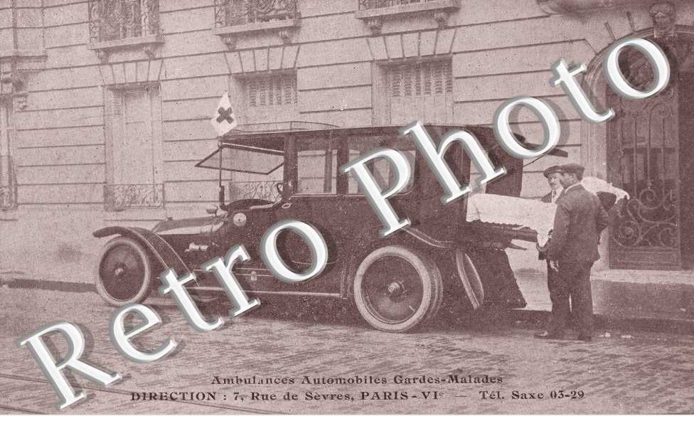 Ambulances automobiles gardes-malade - 7 rue de Sevres