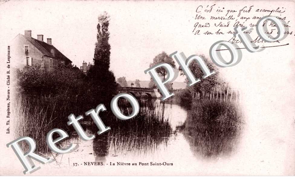 la nievre au pont saint Ours