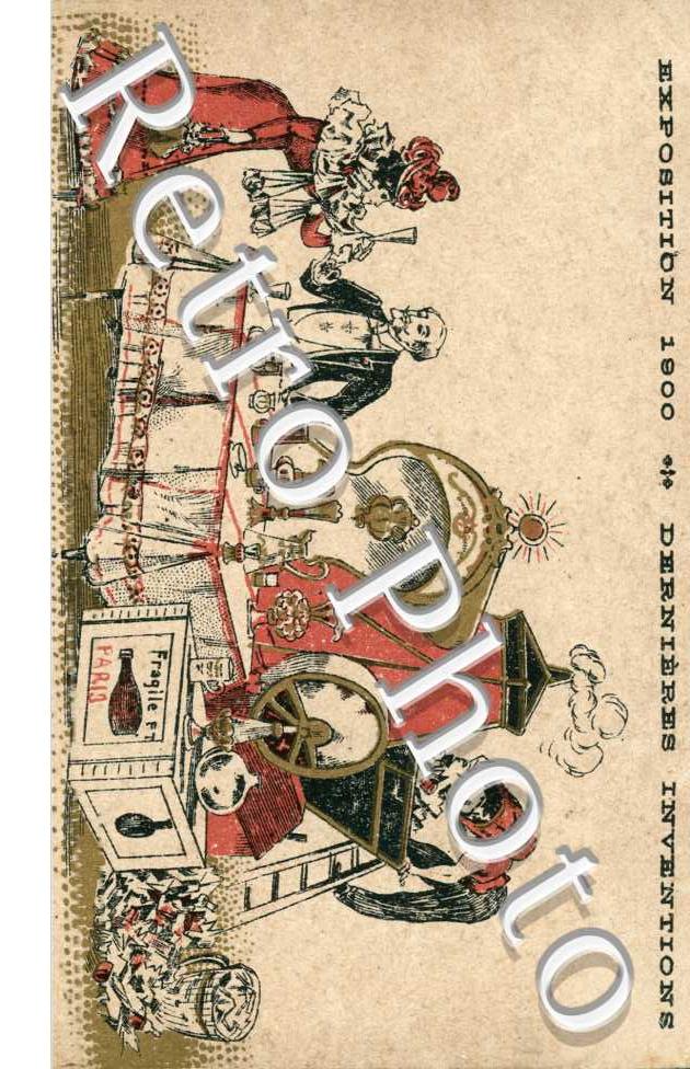 Exposition 1900 - Dernies inventions - Verrerie