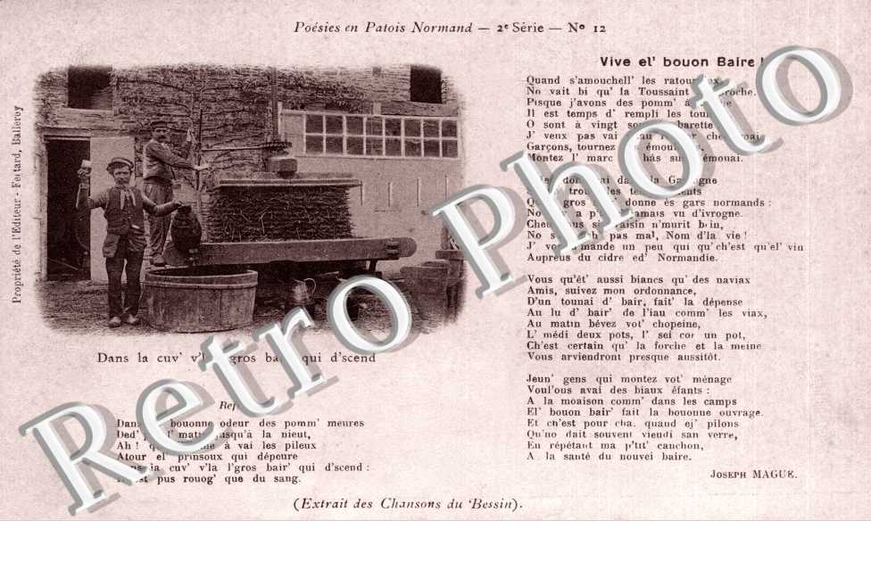 poesie en Patois normand de Joseph Mague