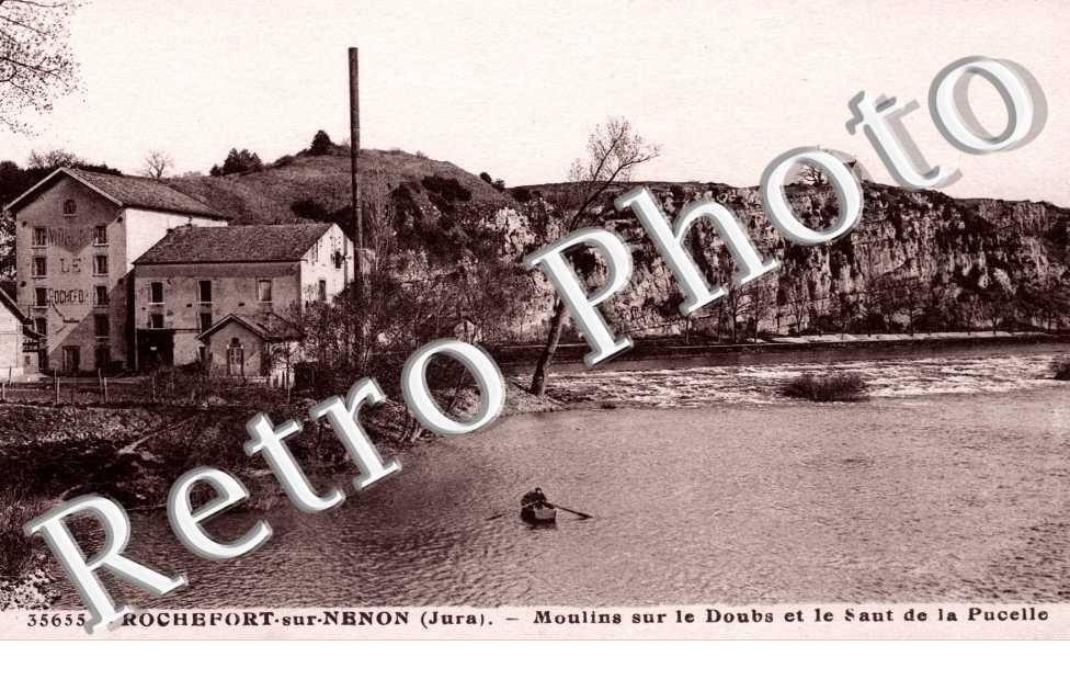 moulins sur le Doubs et le saut de la pucelle