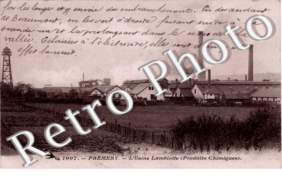 l'usine Lambiotte Produits chimiques