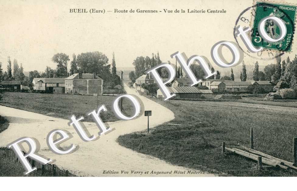 Route de Garennes - Vue de la laiterie centrale