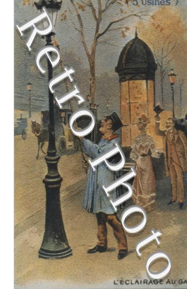 l'eclairage au gaz
