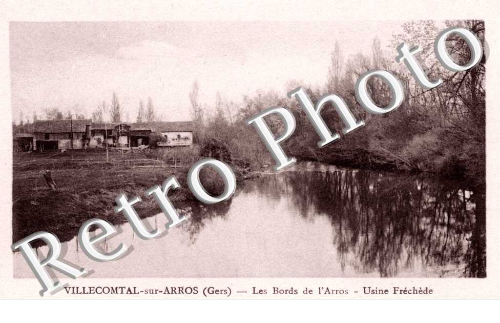les bords de l'Arros Usine Frechede