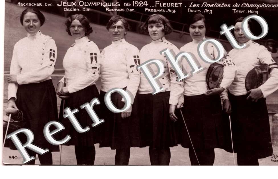 Jeux Olympiques de 1924 Fleuret Les finalistes du Championnat