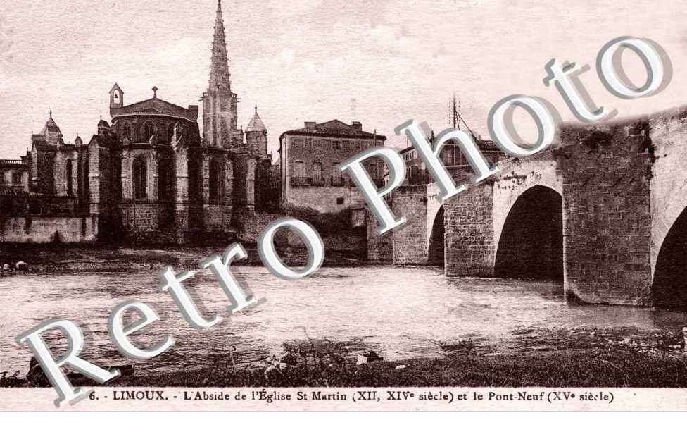 l'abside de l'eglise St Martin et le pont neuf
