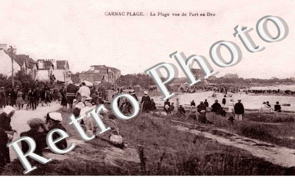 Carnac La plage vue de Port en Dro