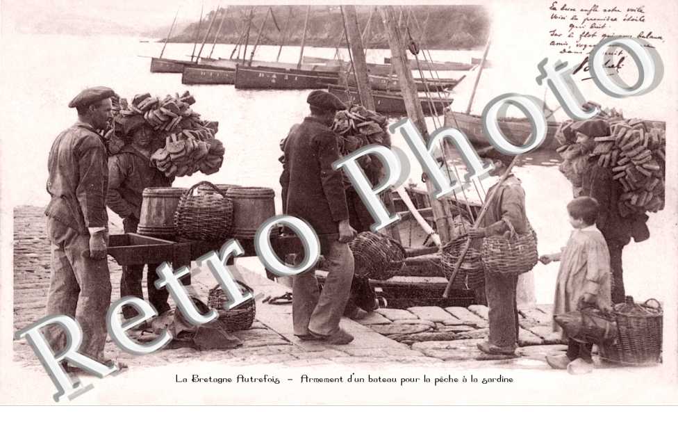 armement d'un bateau pou la peche a la sardine