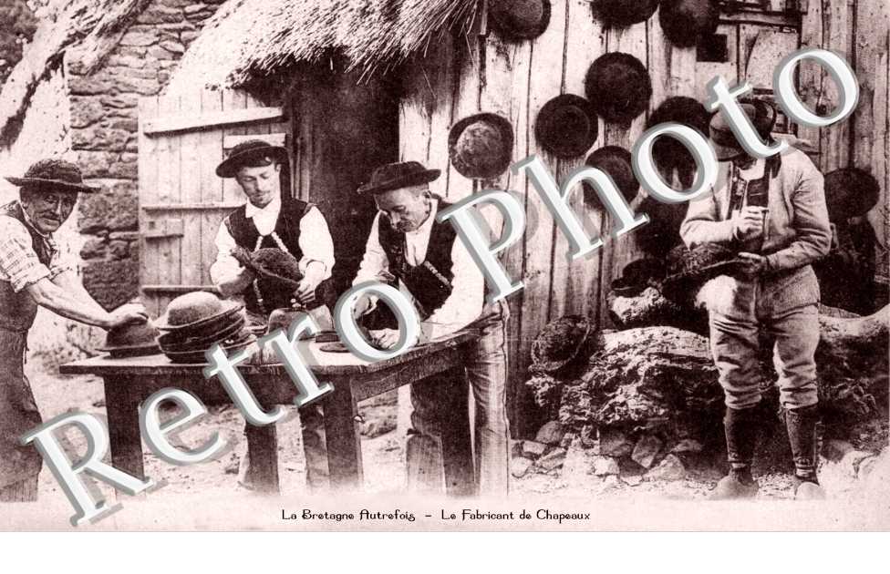 Petits metiers bretons - le fabricant de chapeaux