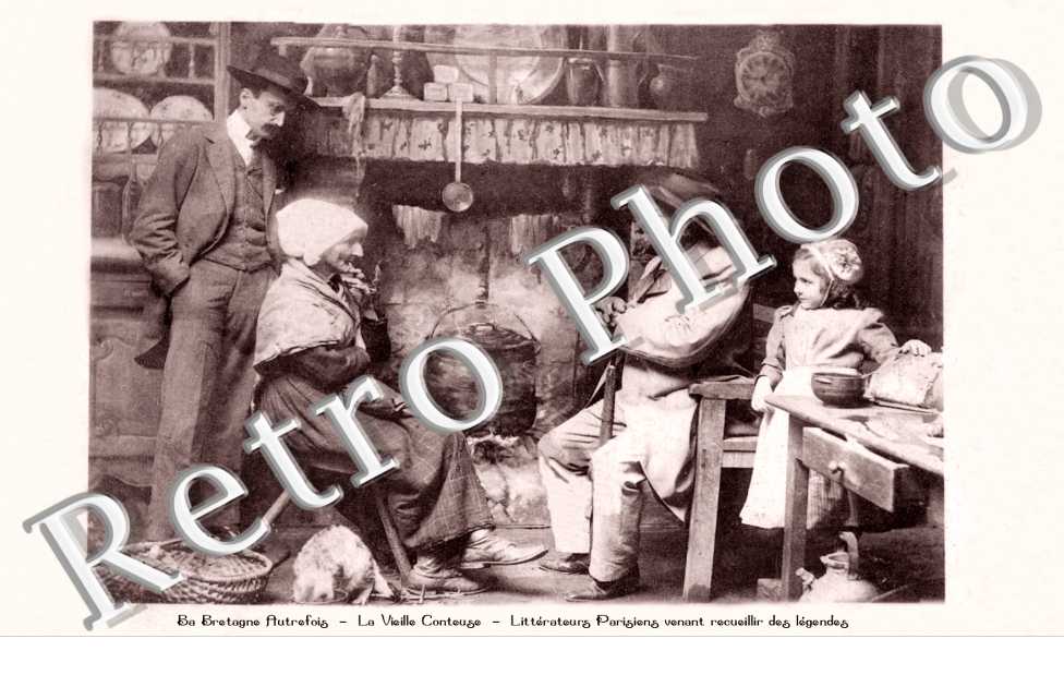 Litterateurs parisiens venant recueillir des legendes