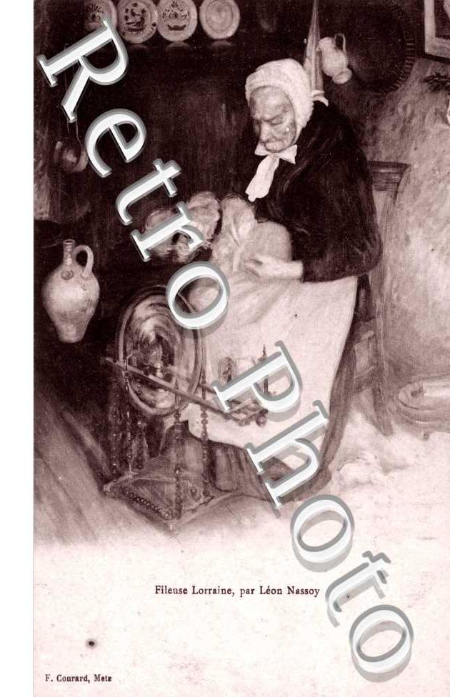Fileuse Lorraine par leon Nassoy