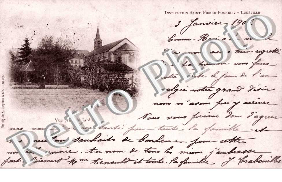 Institution Saint-Pierre Fourier, vue prise du jardin