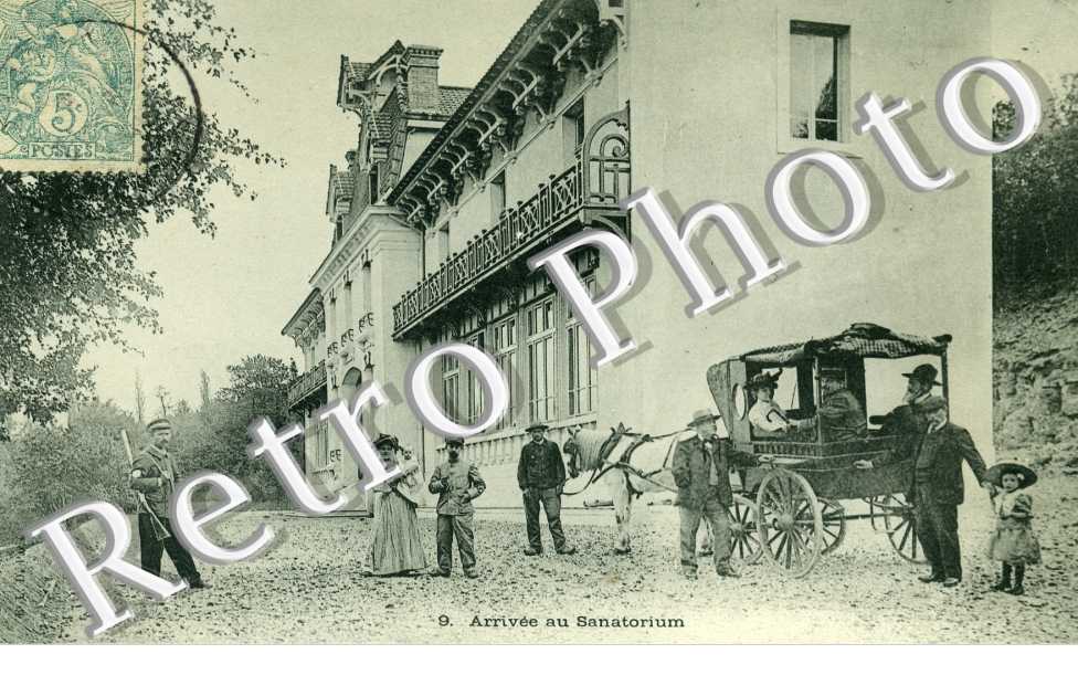 Arrivee au Sanatorium
