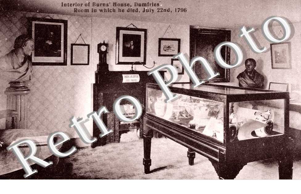 Interior of Burns' House