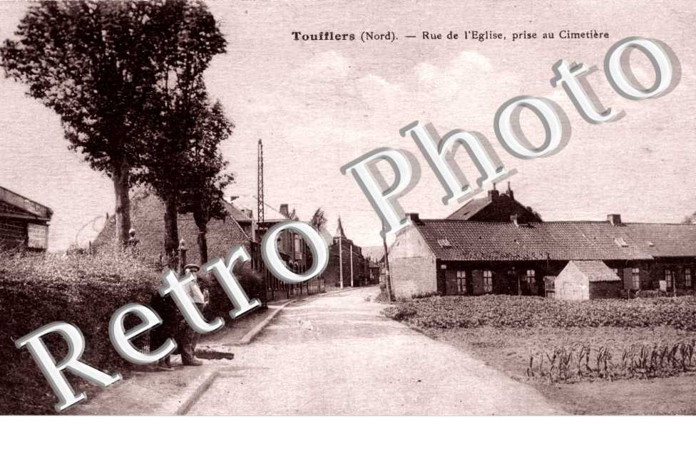 rue de l'eglise, prise au cimetiere