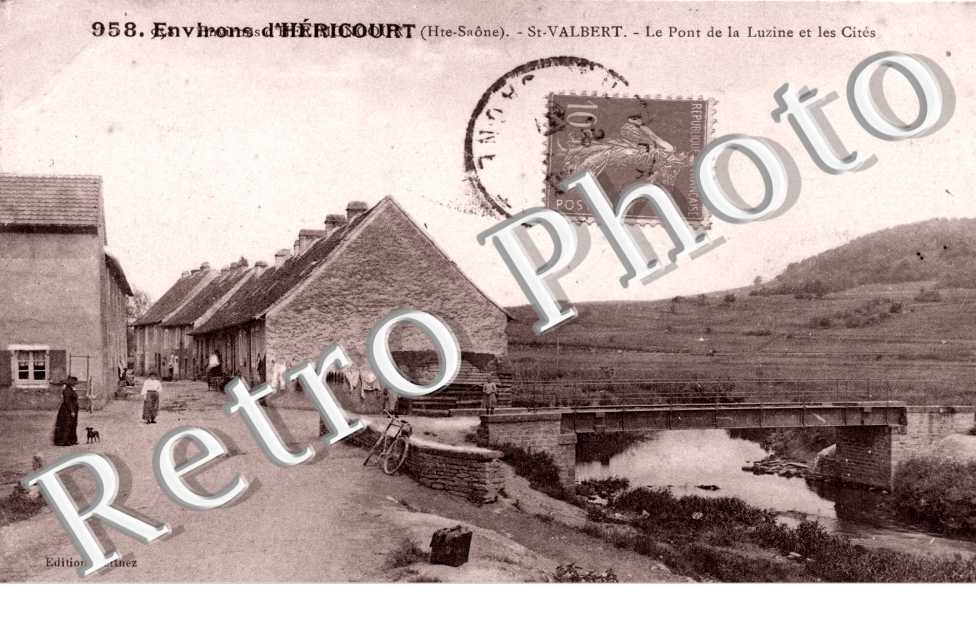 le pont de la Luzine et les cites