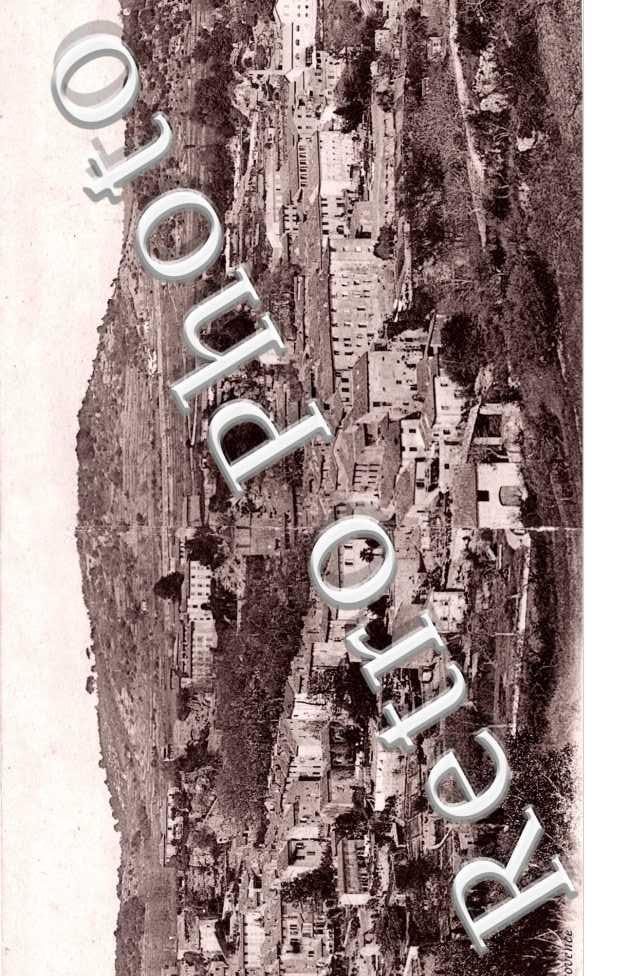 panorama de Barjols surnomme le Tivoli de la Provence - carte panoramique