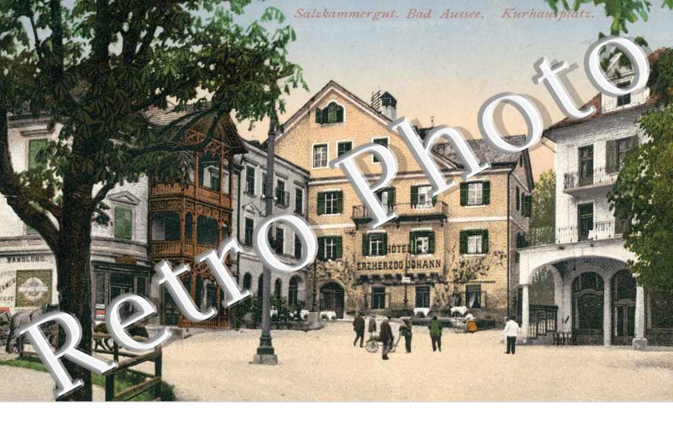 Salzkammergut. Bad Aussee  Kurhausplatz