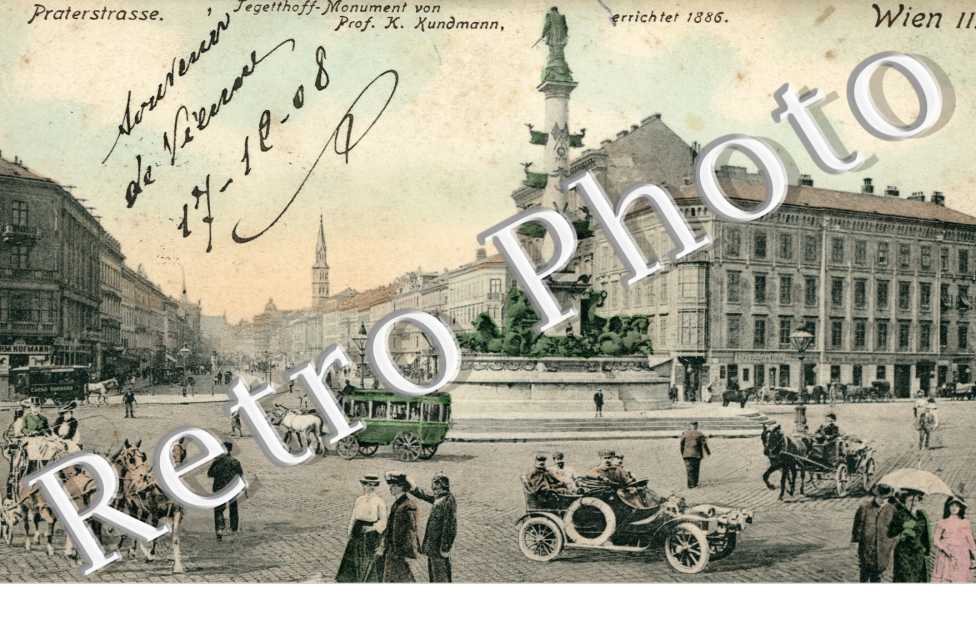 Paterstrasse, Tegetthoff Monument von Prof. K. Kundmann