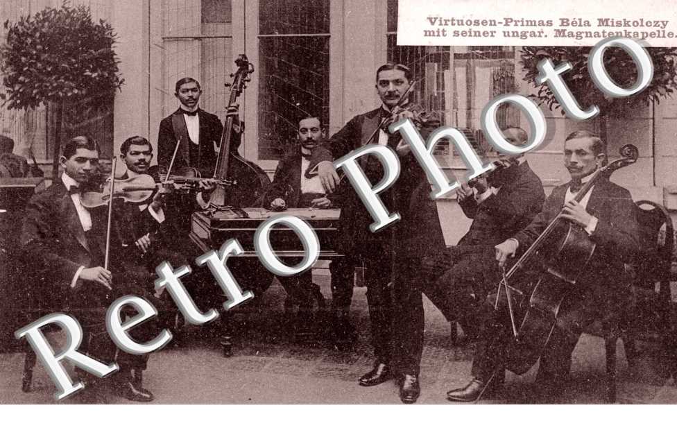 Virtuosen Primas Bela Miskolczy mit seiner ungar. Magnatenkapelle