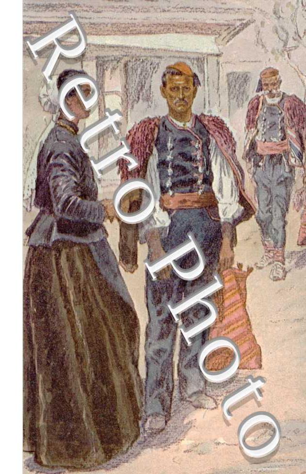 (des habitants en costume traditionnel)