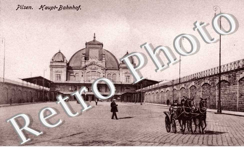 Pilsen, Haupt Bahnhof