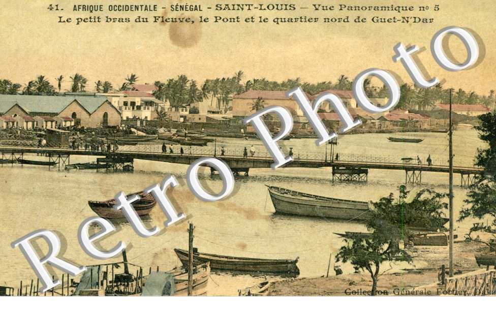 Le Pont et le Quartier Nord de Guet-N'Dar