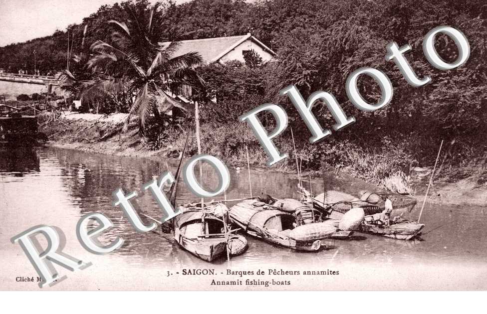Saigon, Barques de Pecheurs anamites
