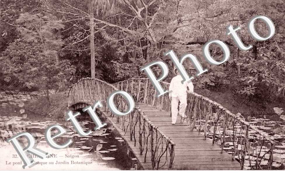 Saigon, le Pont du Kiosque au Jardin Botanique