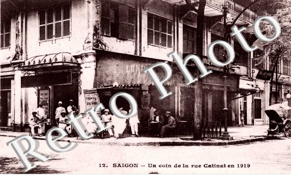 Saigon, un coin de la Rue Catinat en 1919
