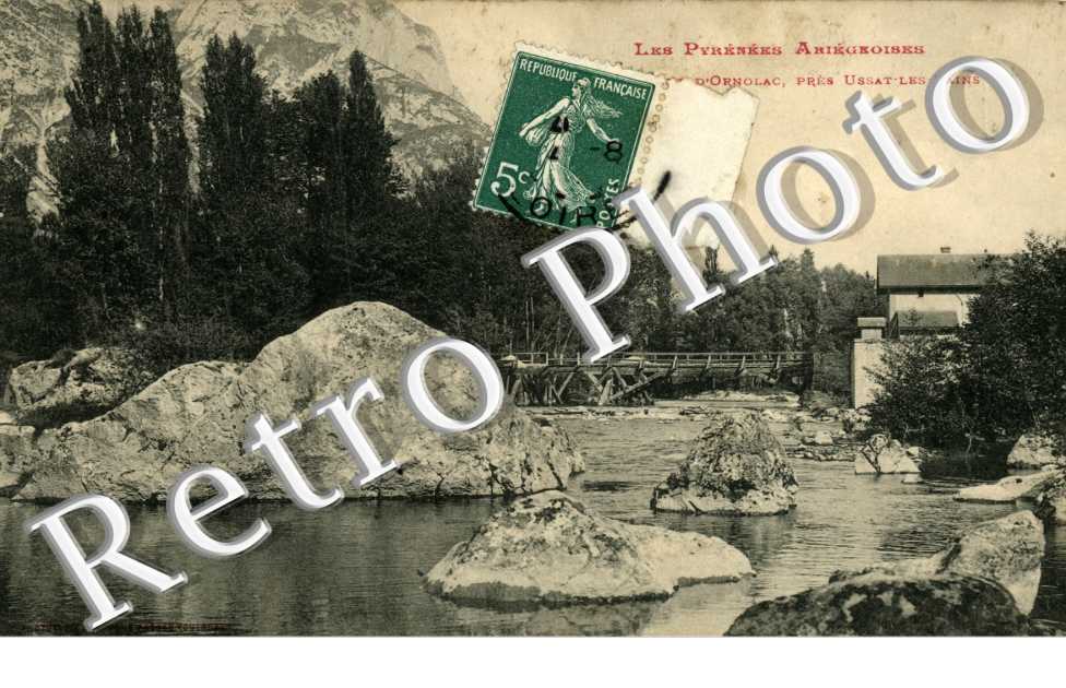 Vue des Rochers et d'un Pont