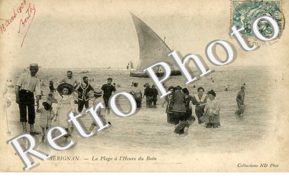 La Plage a l'Heure du Bain