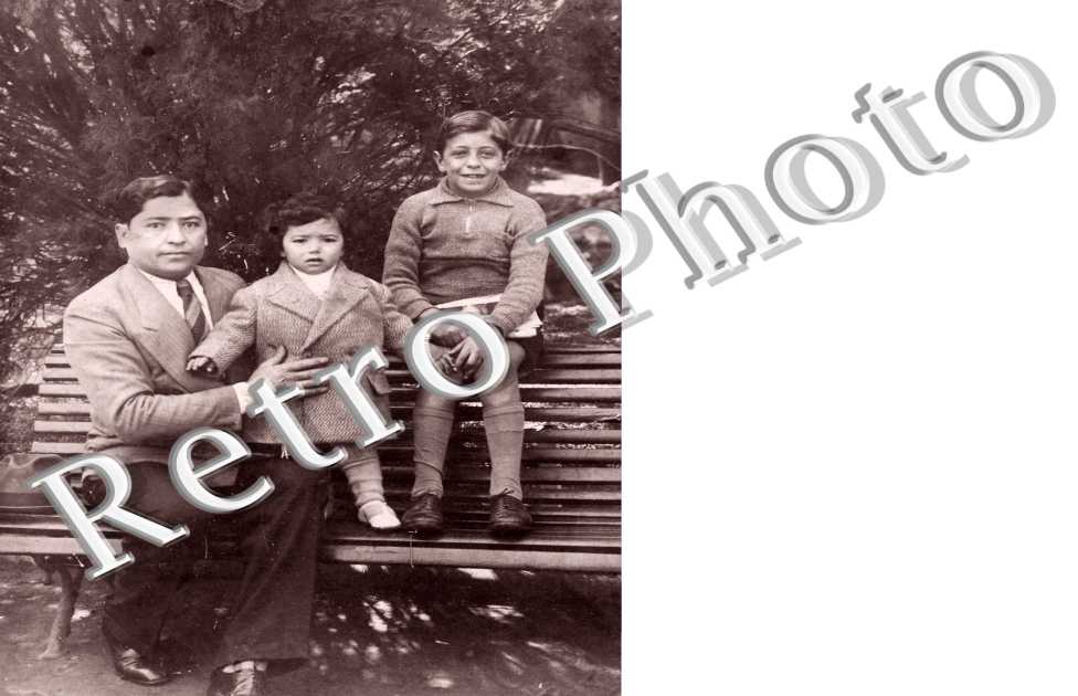 Un pere et ses deux enfants
