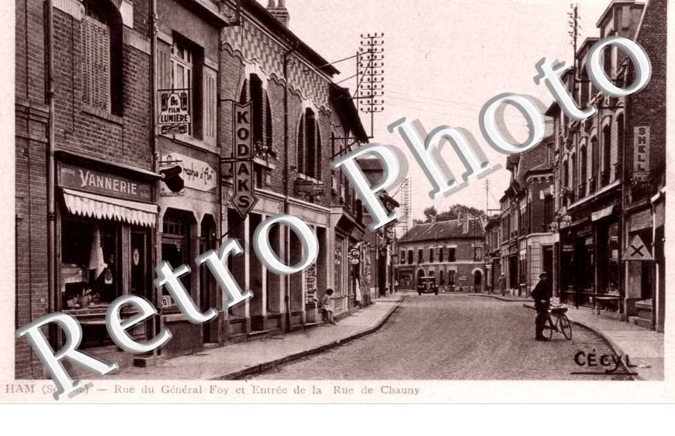 rue du General Foy et entree de la rue de Chauny