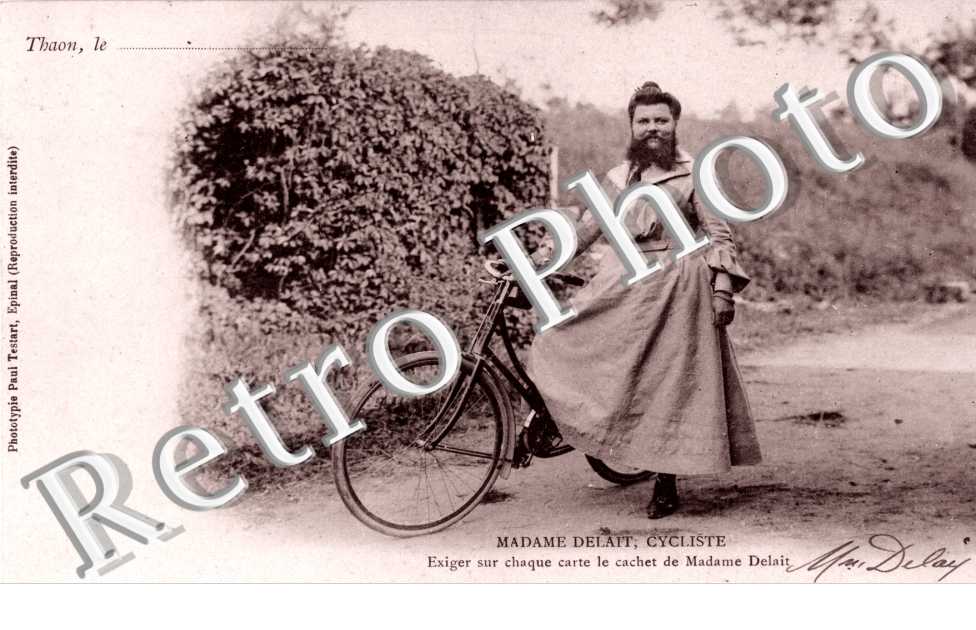 Madame Delait, cycliste