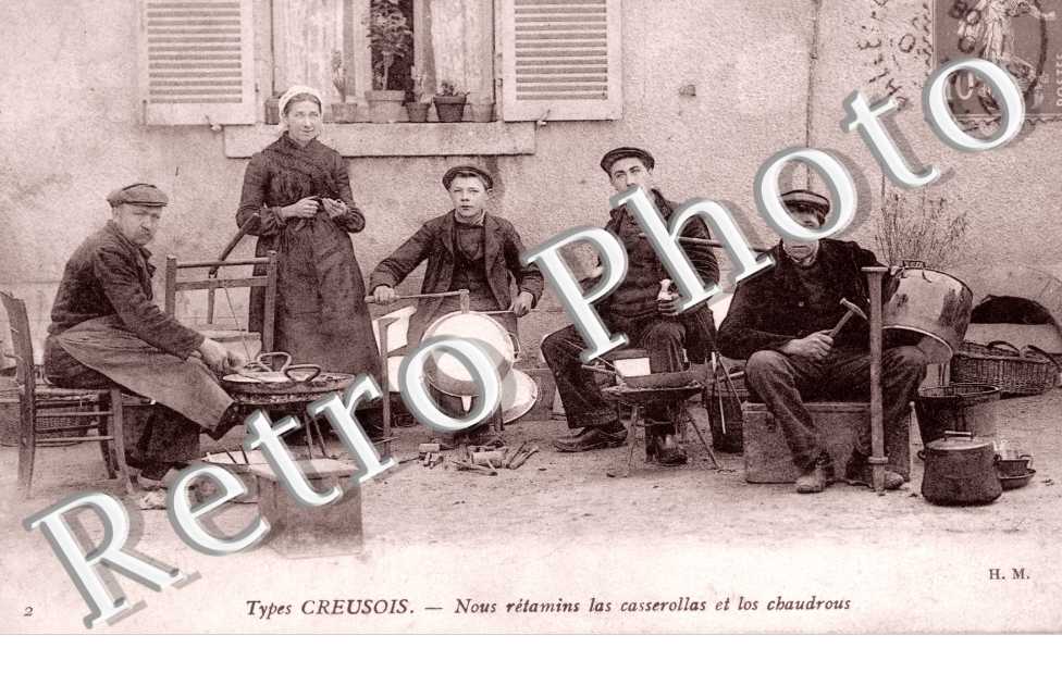 Types Creusois, Nous retamins las casseolas et los chaudrous (artisans fabriquant chaudrons et casseroles)