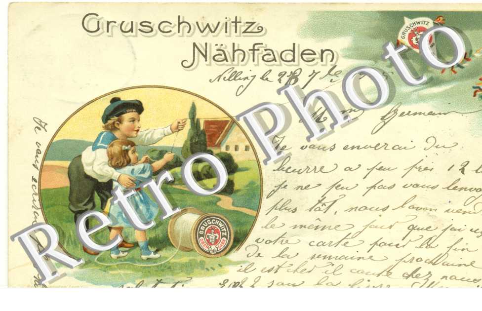 Gruschwitz Nahfaden (FIL A COUDRE  COUTURE  CERF VOLANT)