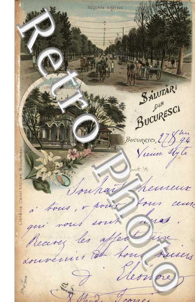 Salutari din  Bucuresti  Soseaua Kiseleff