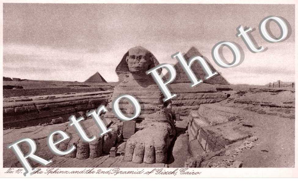 The Sphinx and the 2nd Pyramid of Gizeh